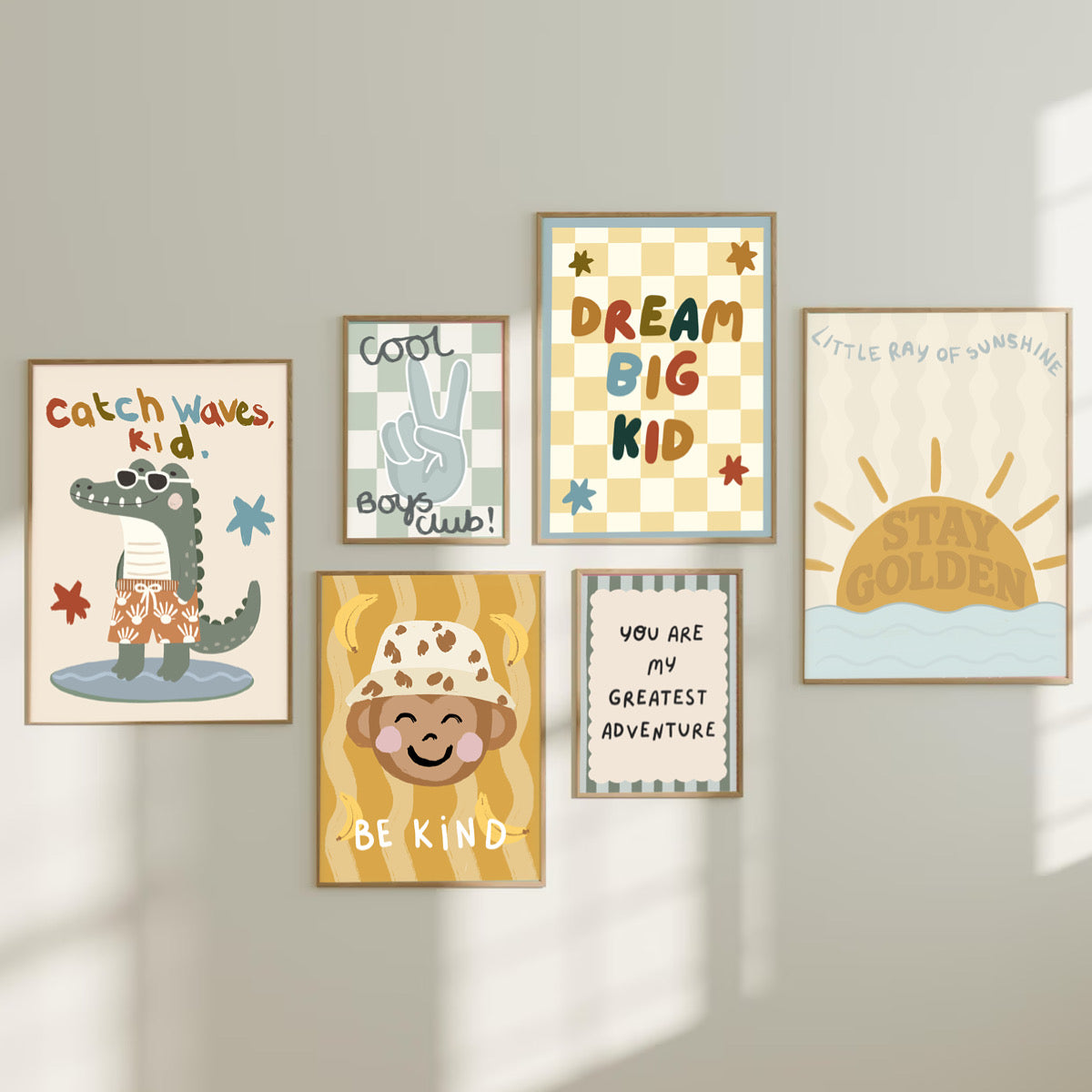 Be kind - monkey | Art print