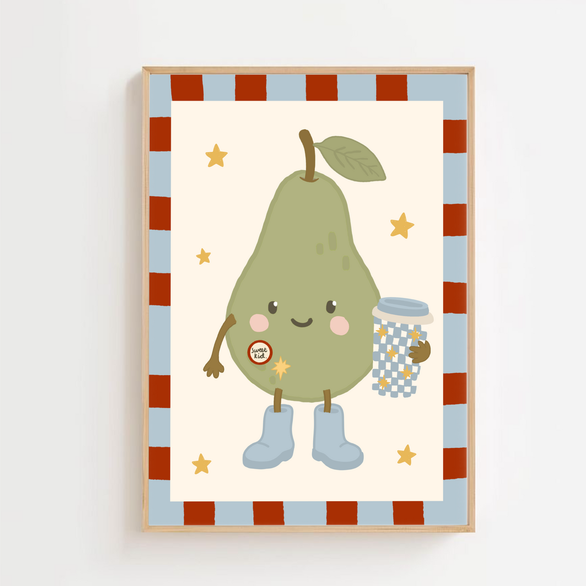 Pear babychino club | Art print