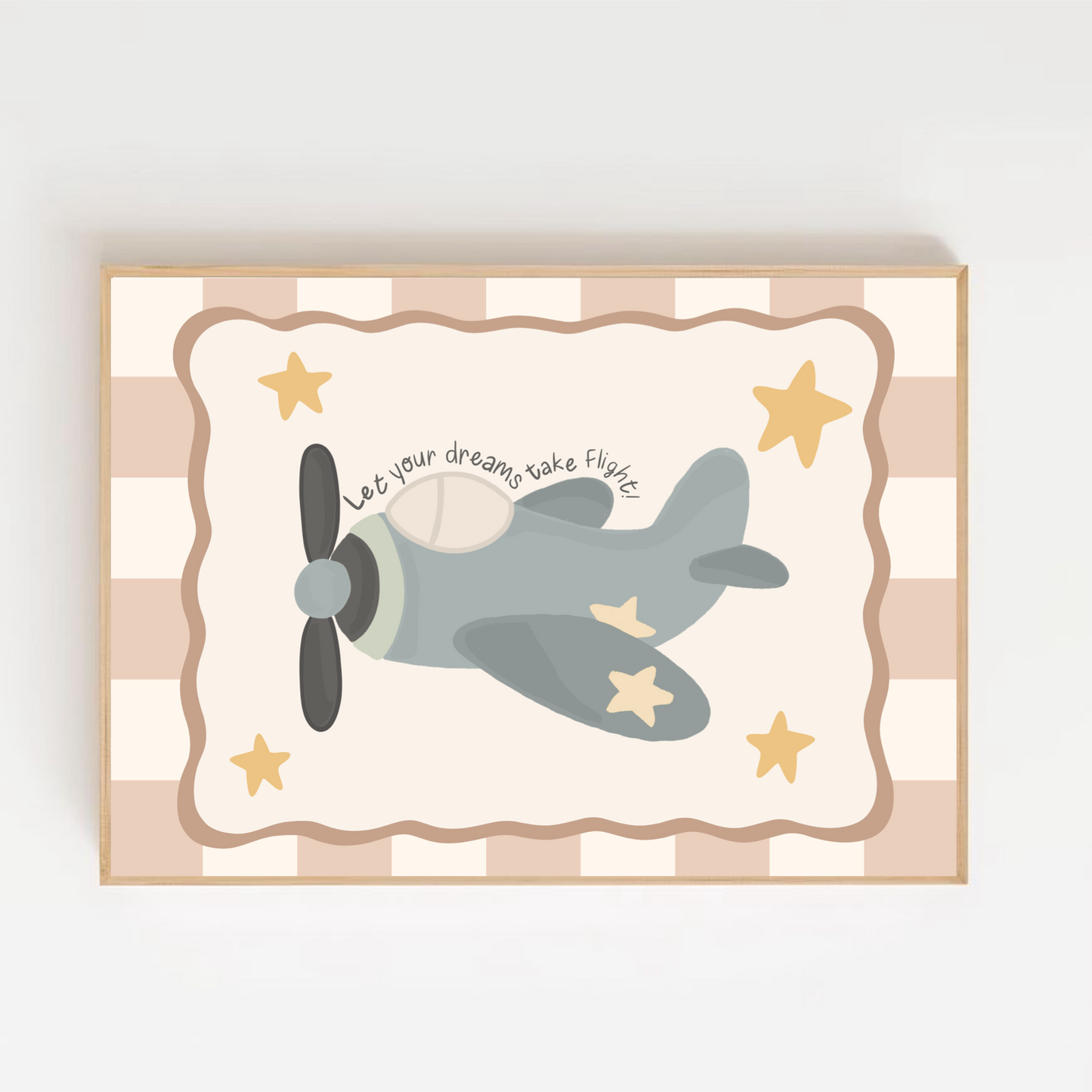 Let your dreams take flight - plane | Art print