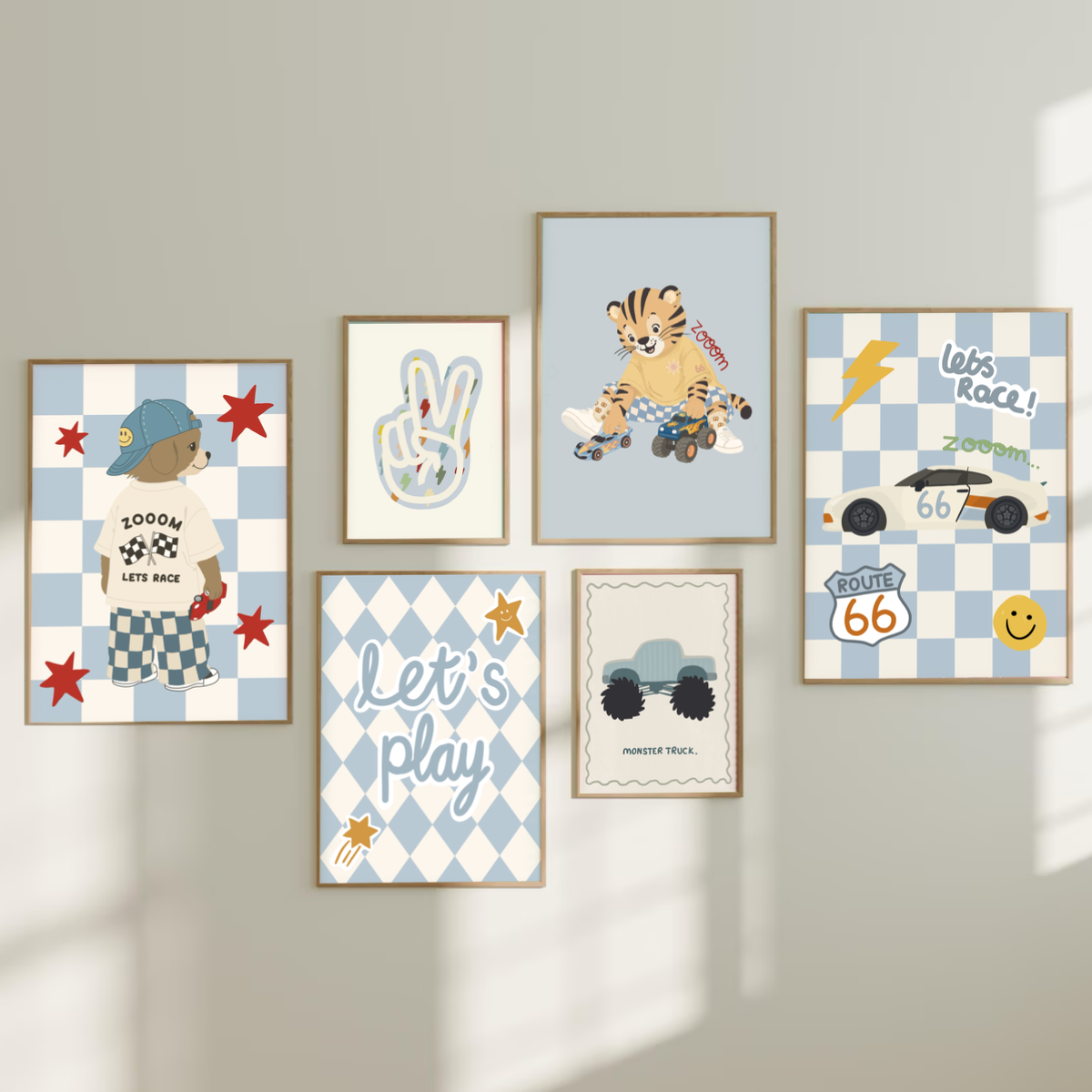 Race car dog | Art print