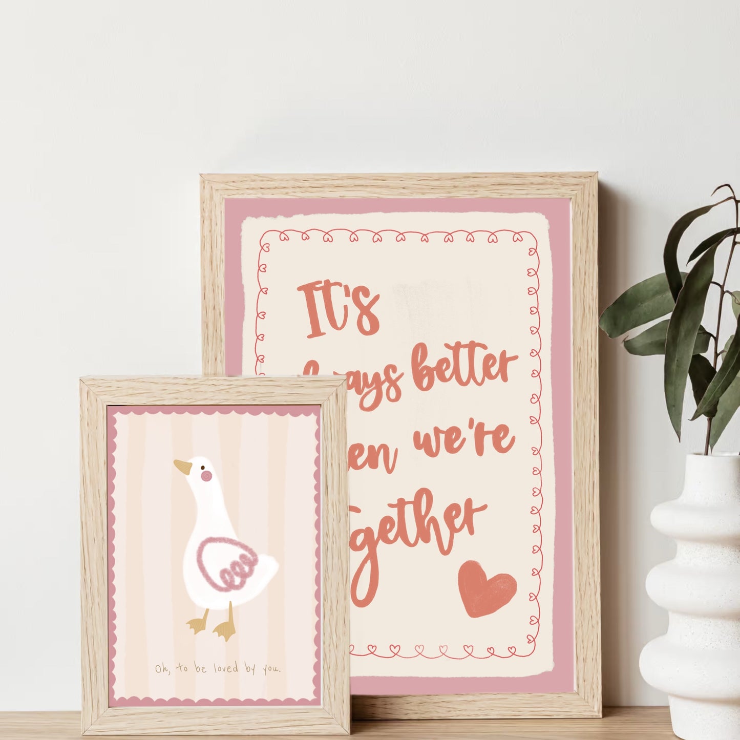 Oh to be loved by you | Art print