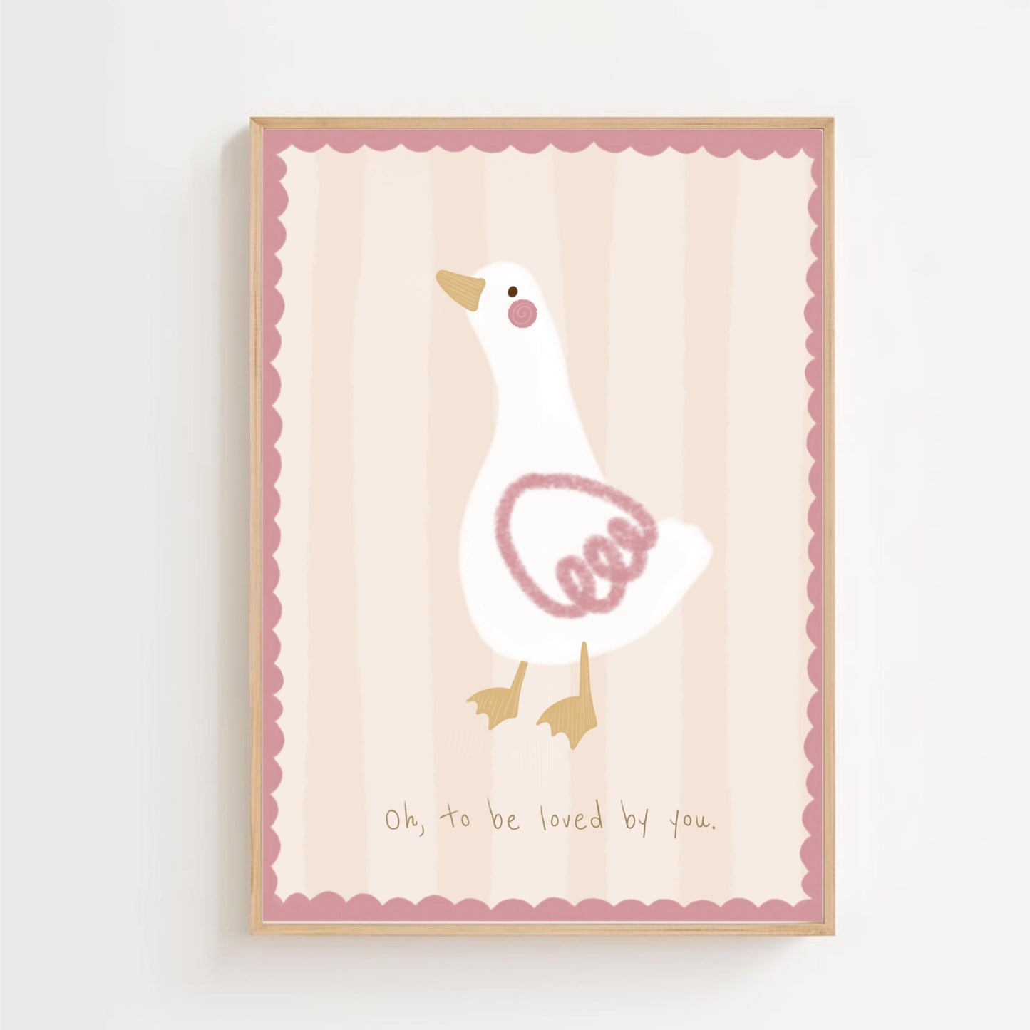 Oh to be loved by you | Art print