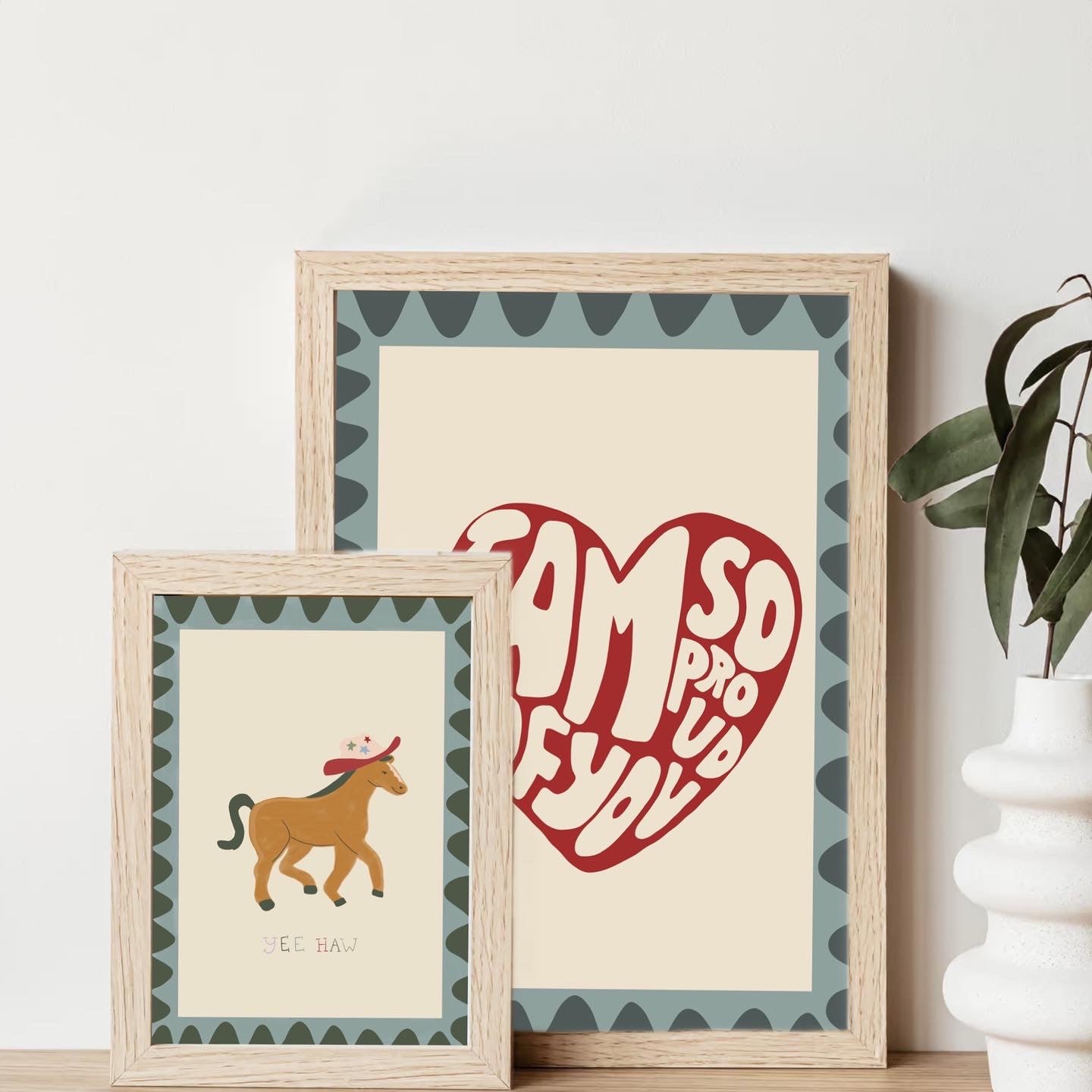 I am so proud of you | Art print