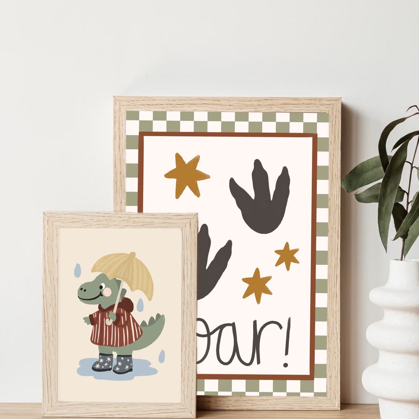 Dinosaur rain | Art print