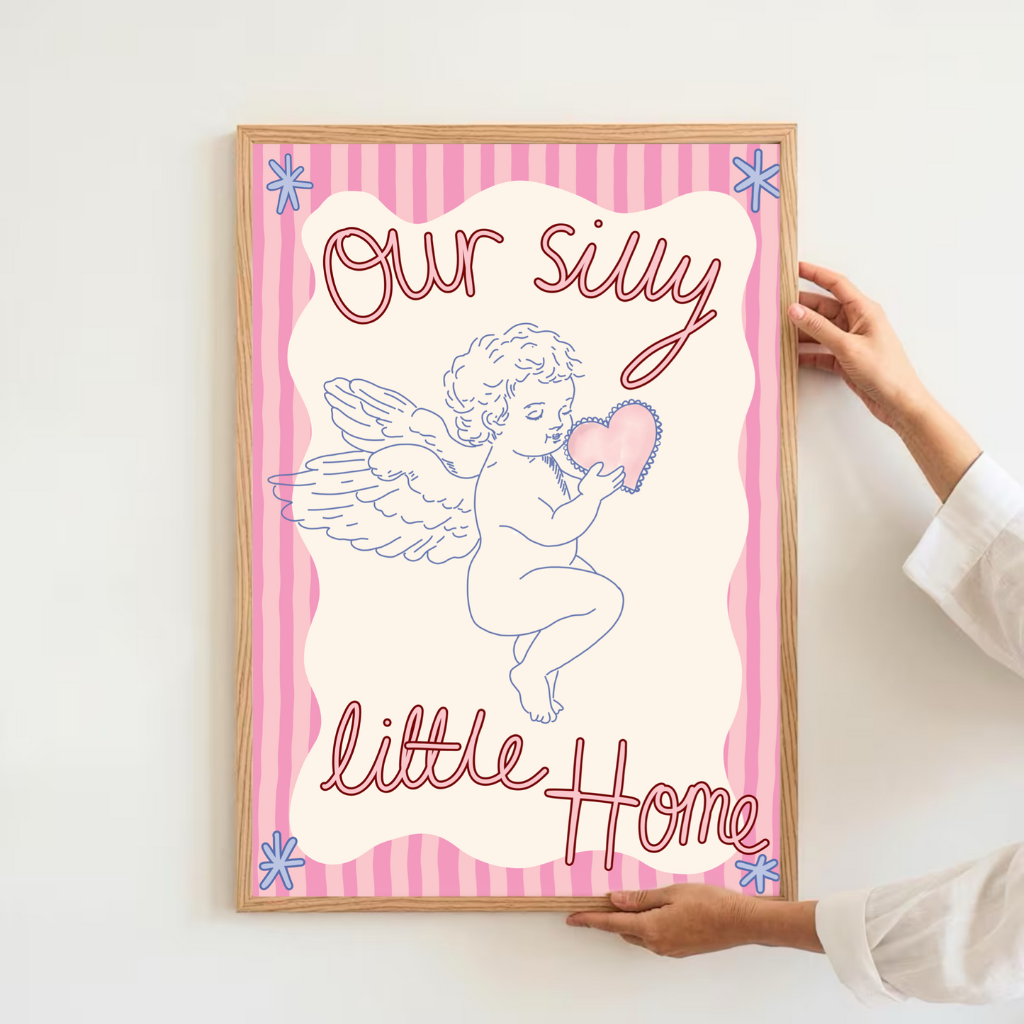 Our silly little home - Cupid | Art print