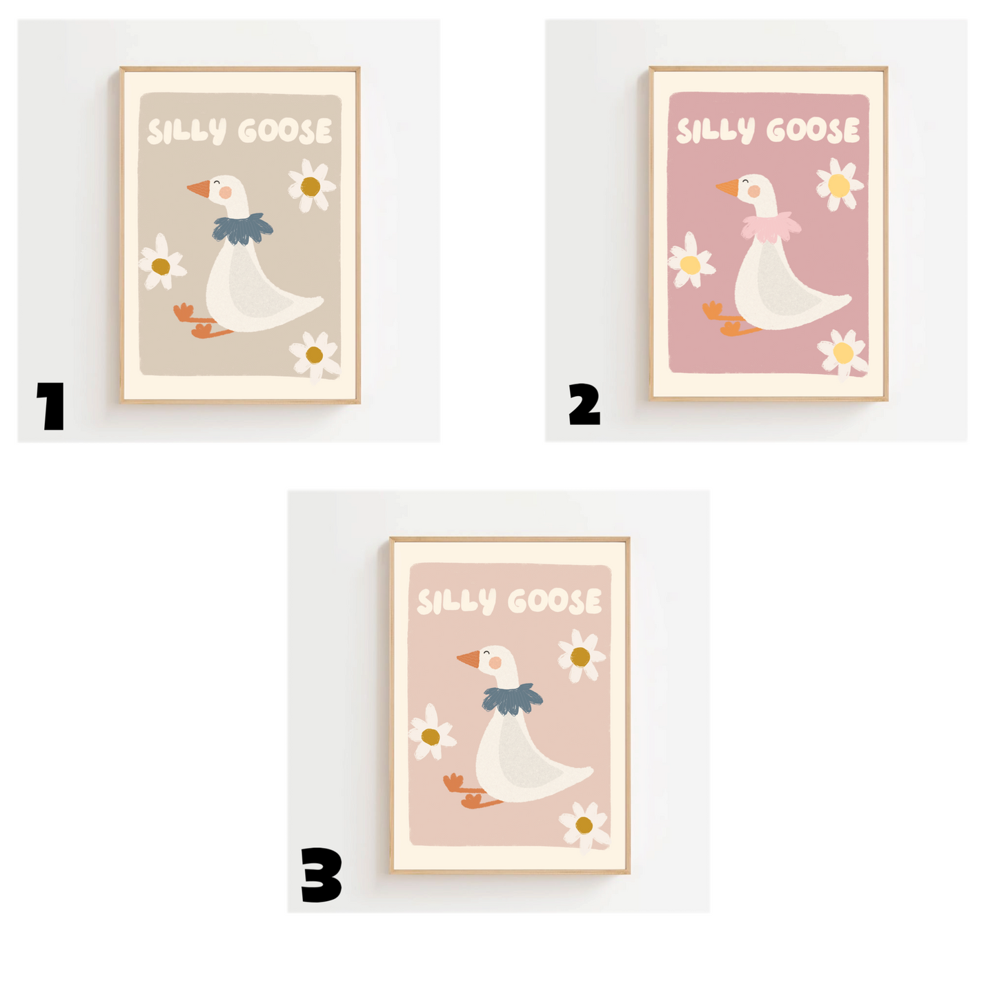 Silly goose - Daisy | Art print