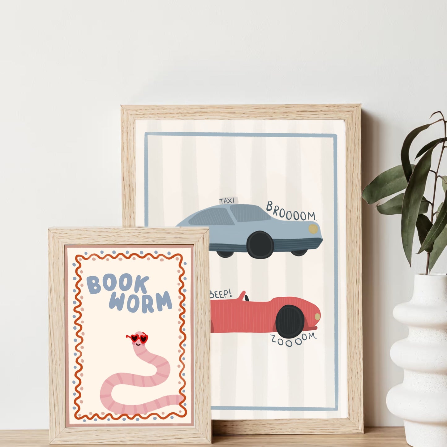 Book worm | Art print