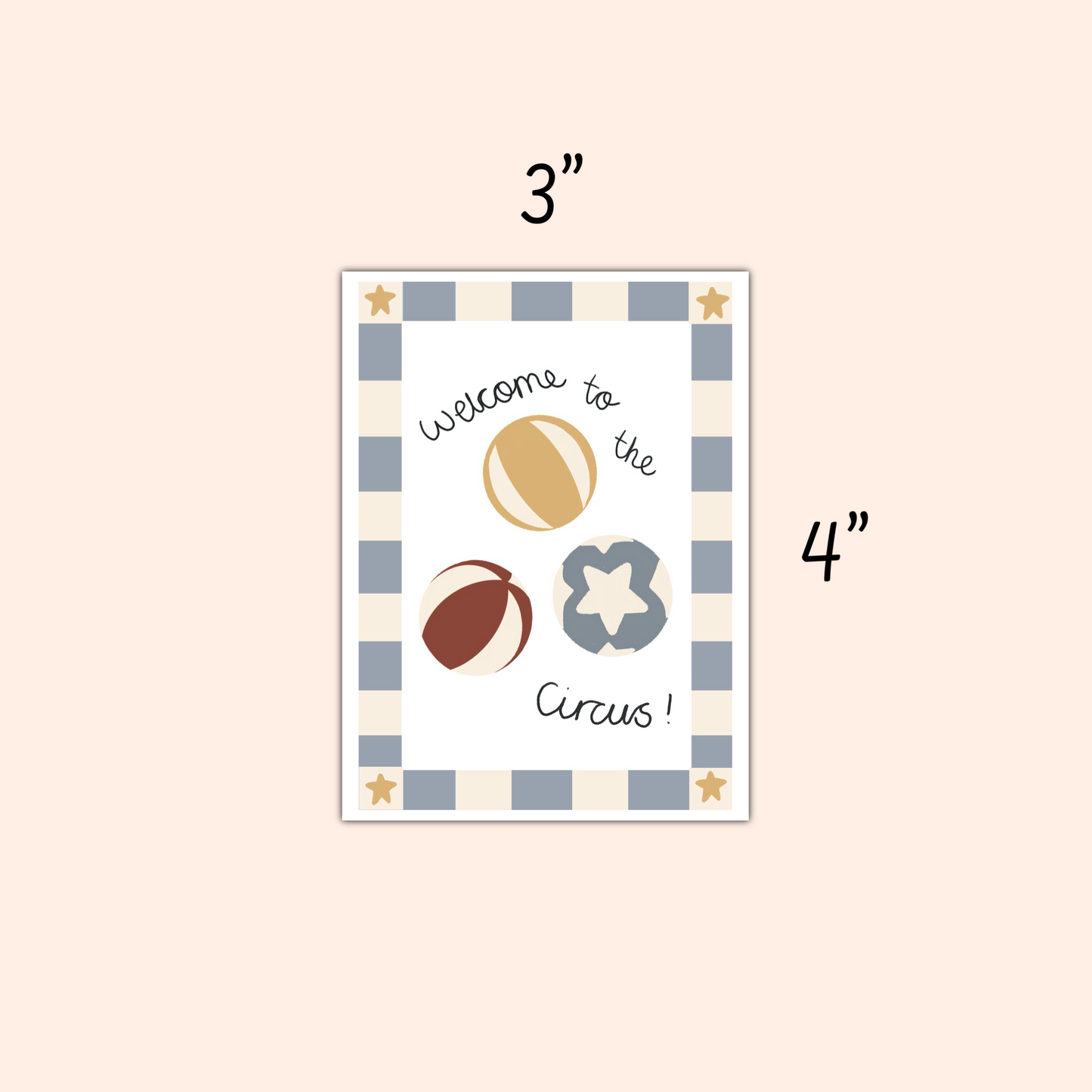 Minis 3x4 circus