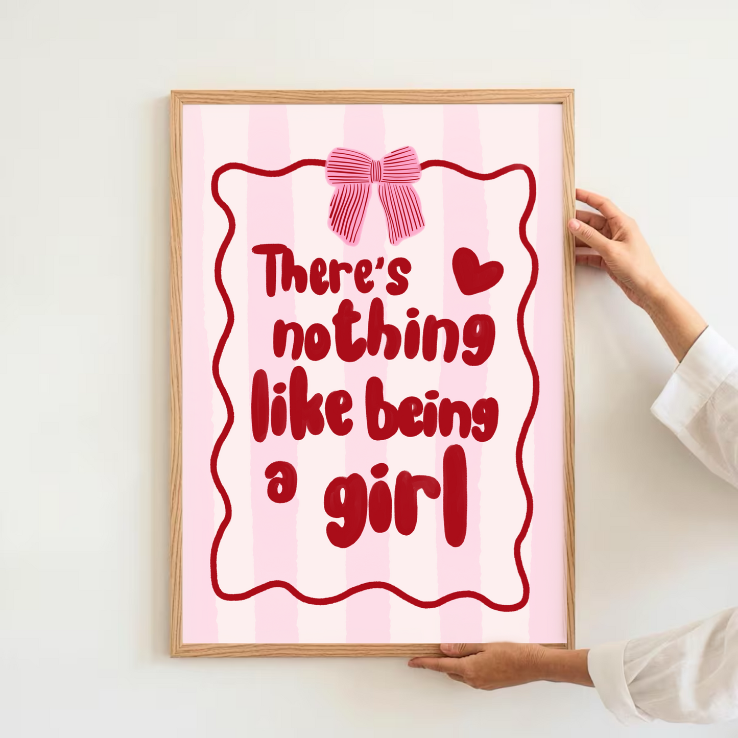 There’s nothing like being a girl | Art print