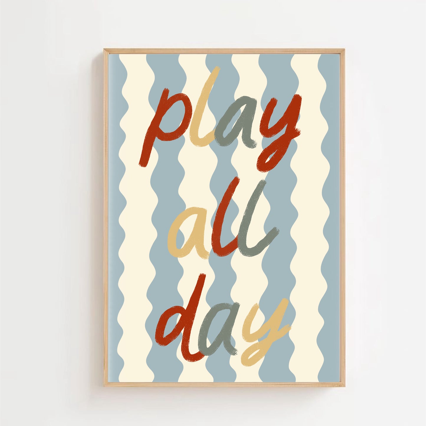 Play all day | Art print