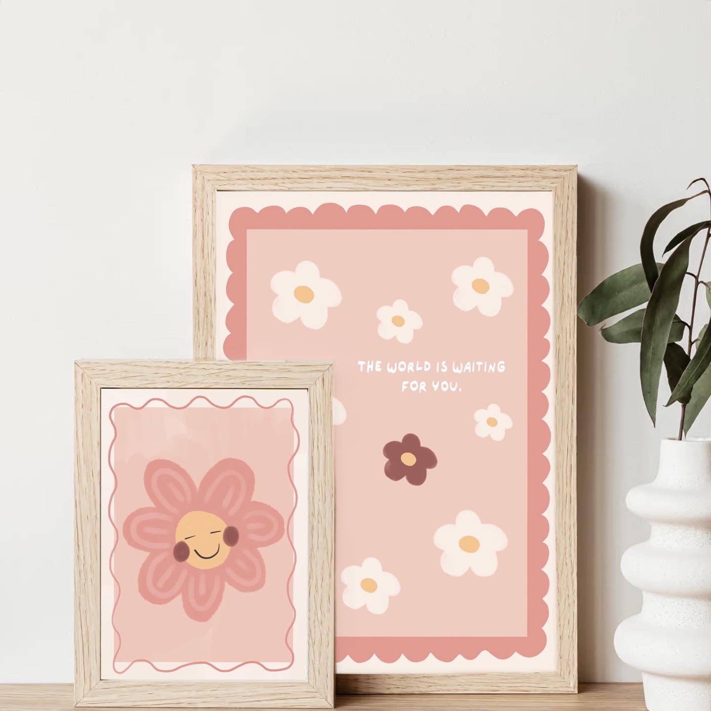 The world is waiting for you - Flower | Art print