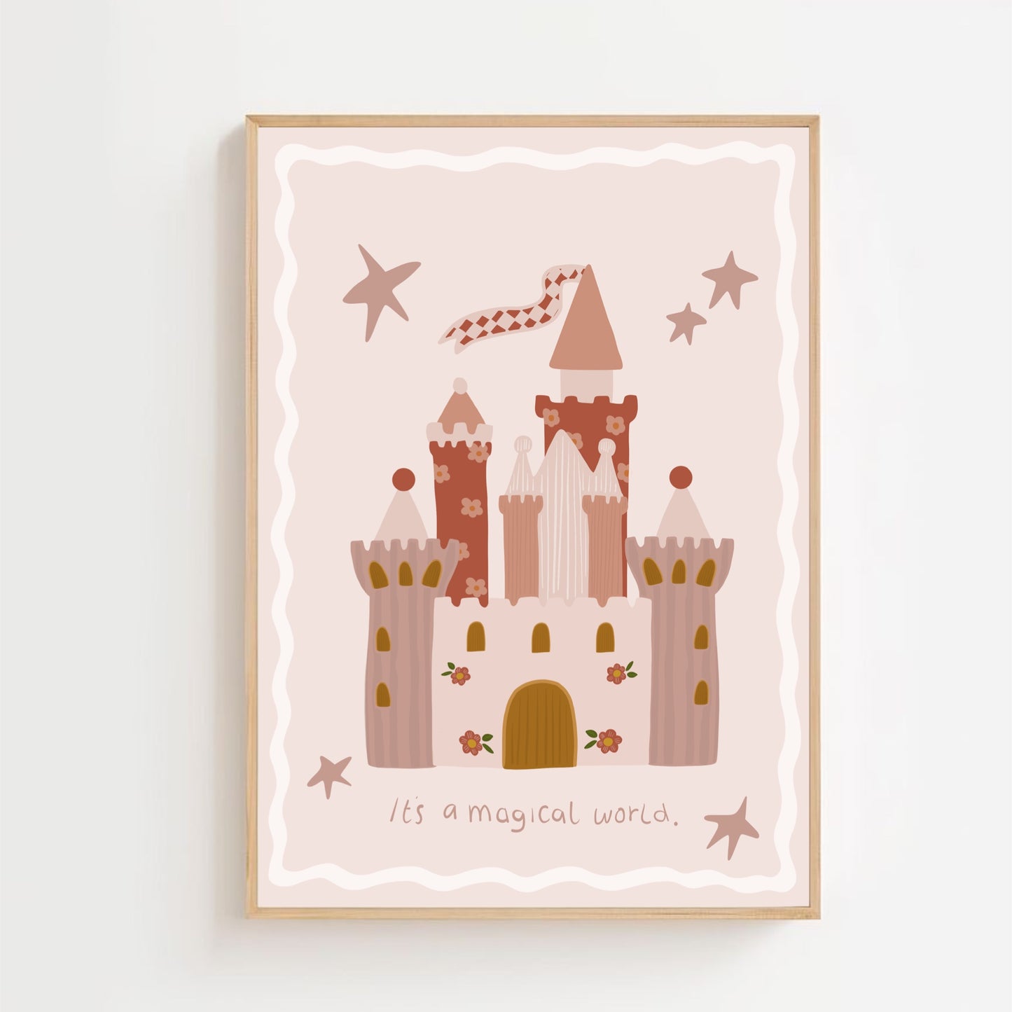 Magical princess castle | Art print
