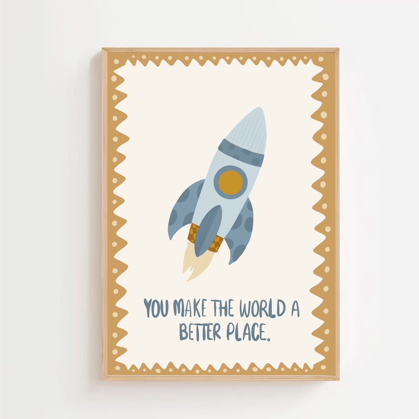 Better place rocket | Art print