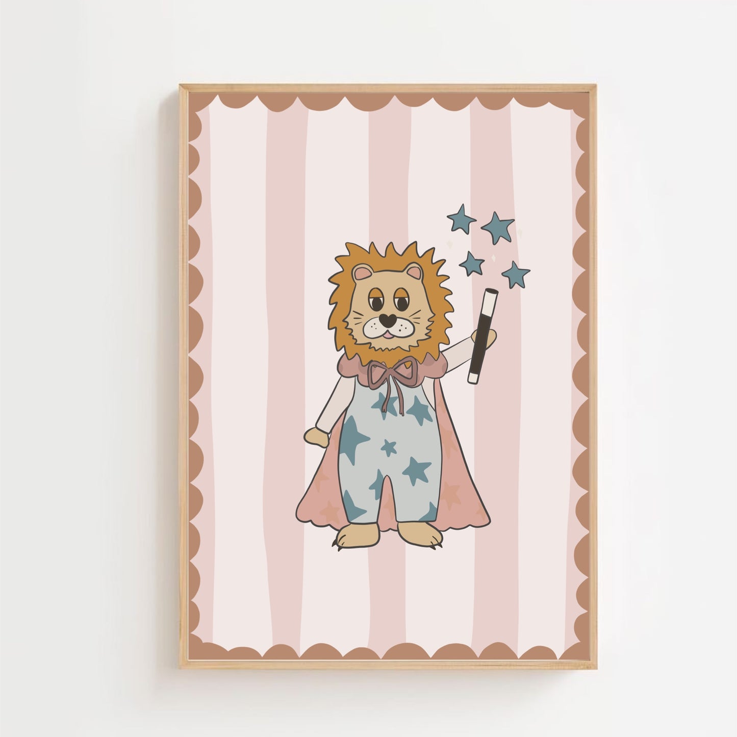 Magician lion | Art print