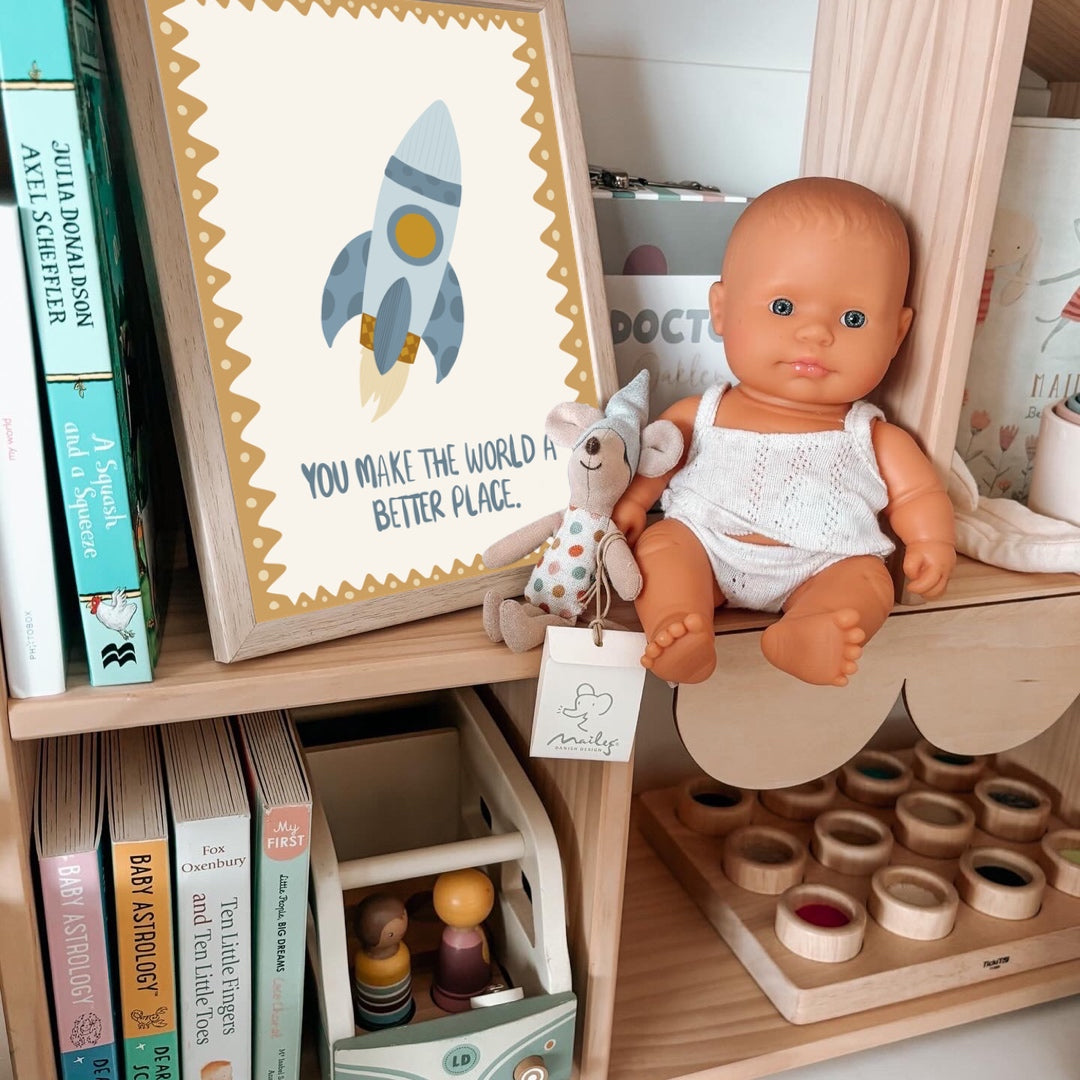 Better place rocket | Art print