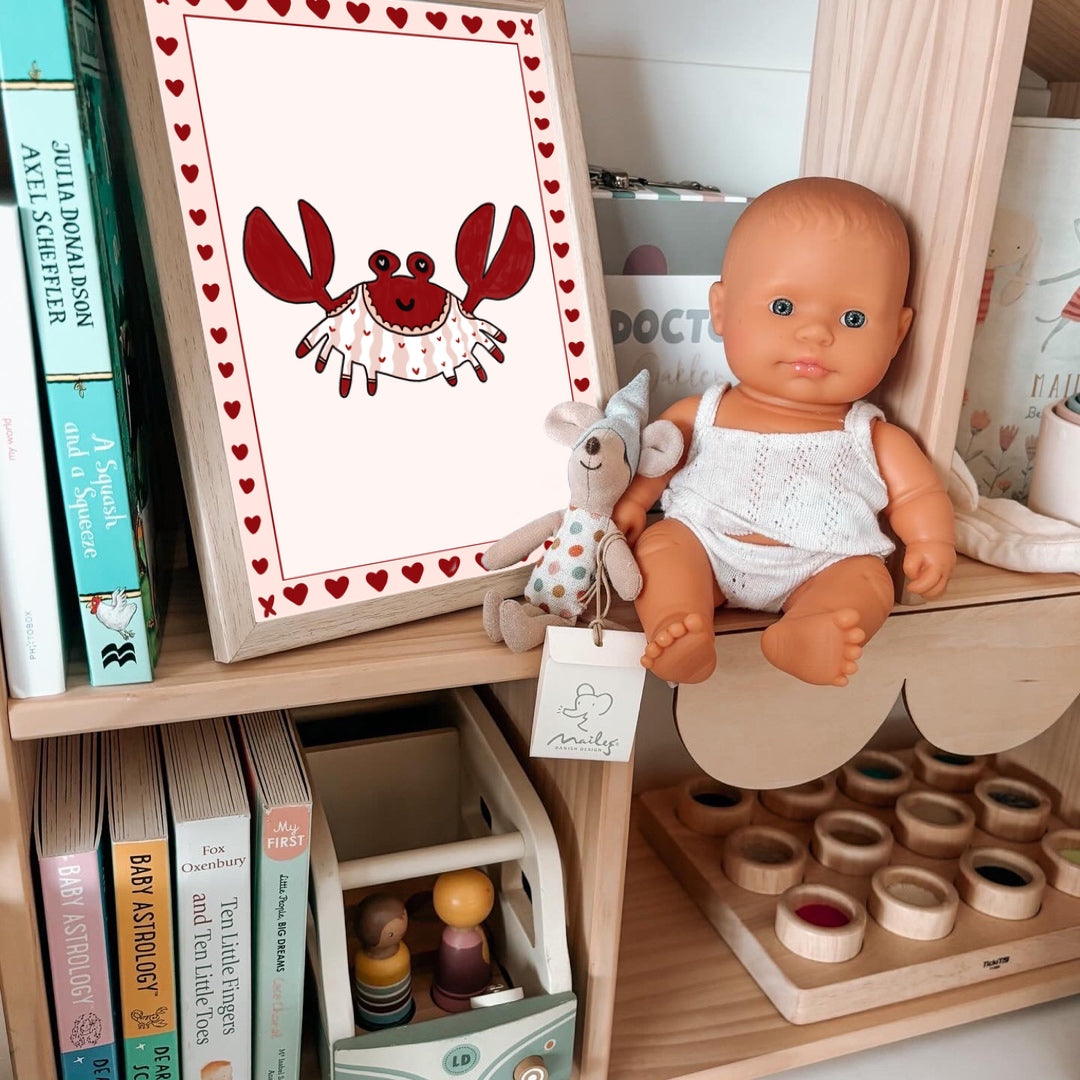 Valentines crab | Art print