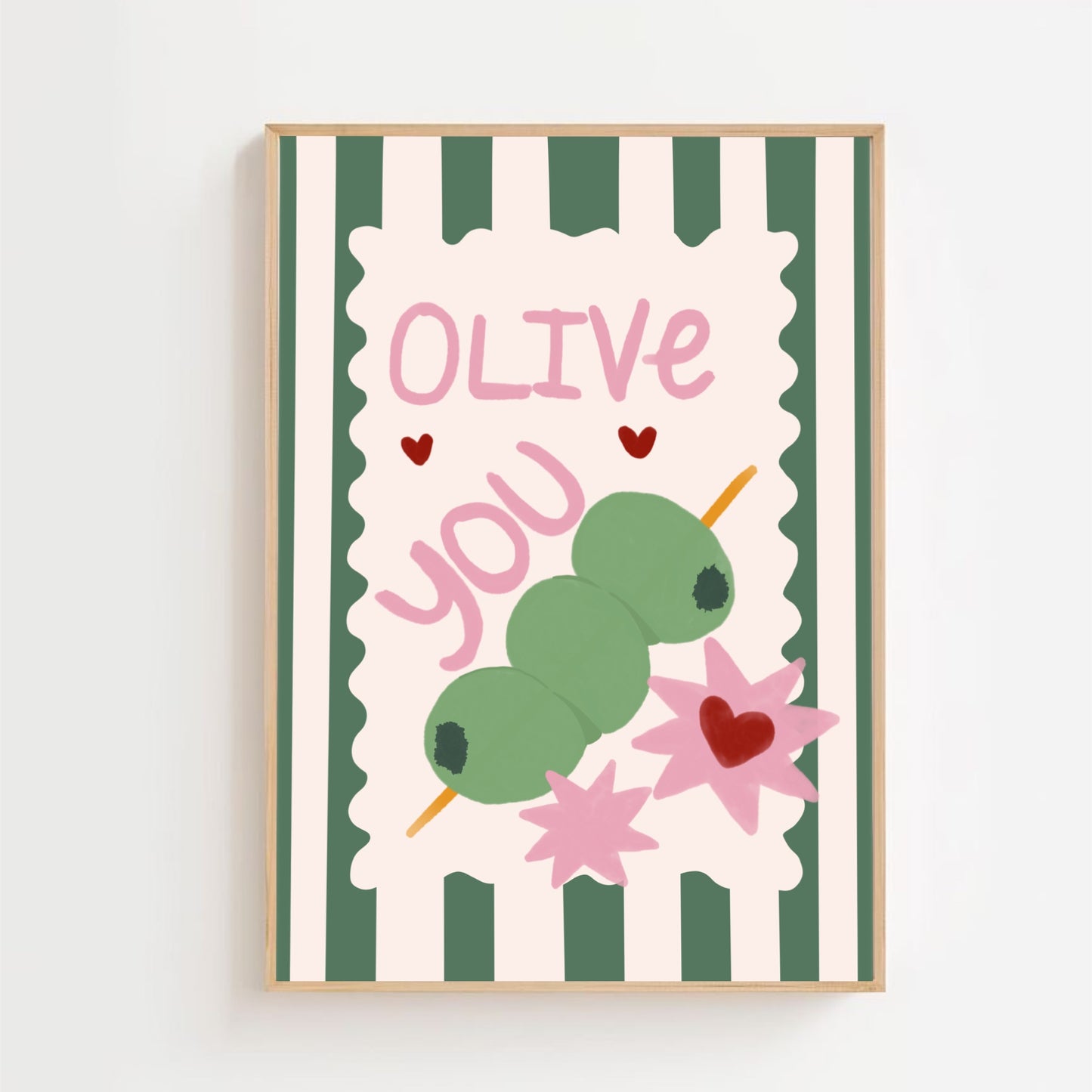 Olive you | Art print