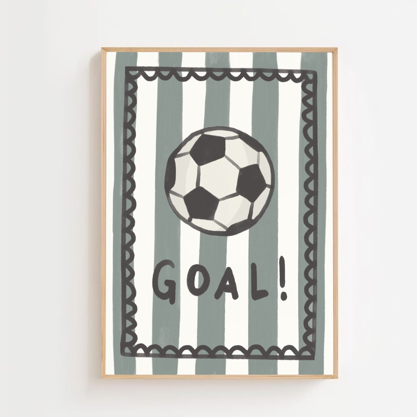 Football “GOAL” |Art print