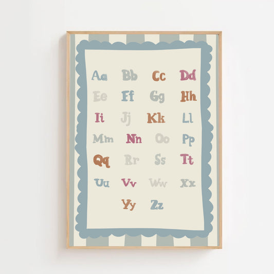 ABC Alphabet |Art print