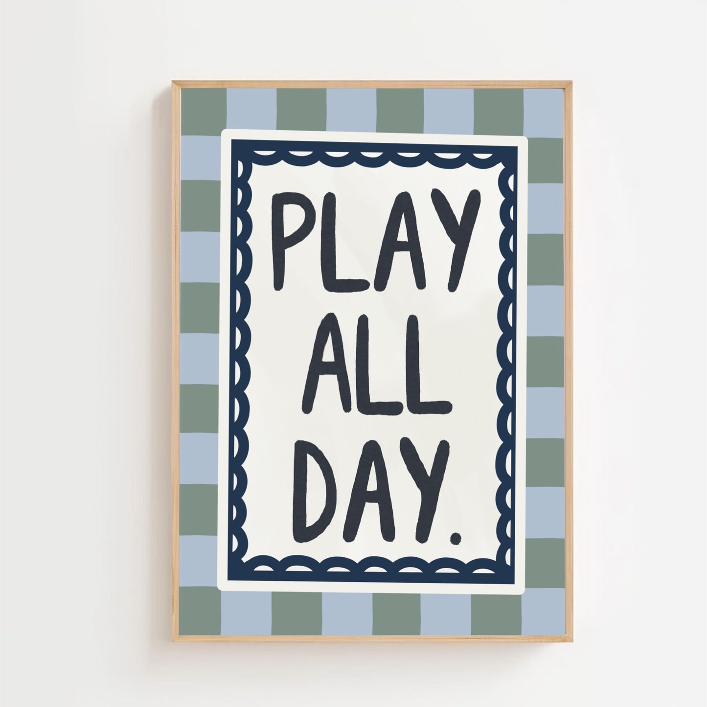 Play all day | Art print