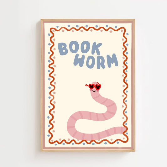 Book worm | Art print