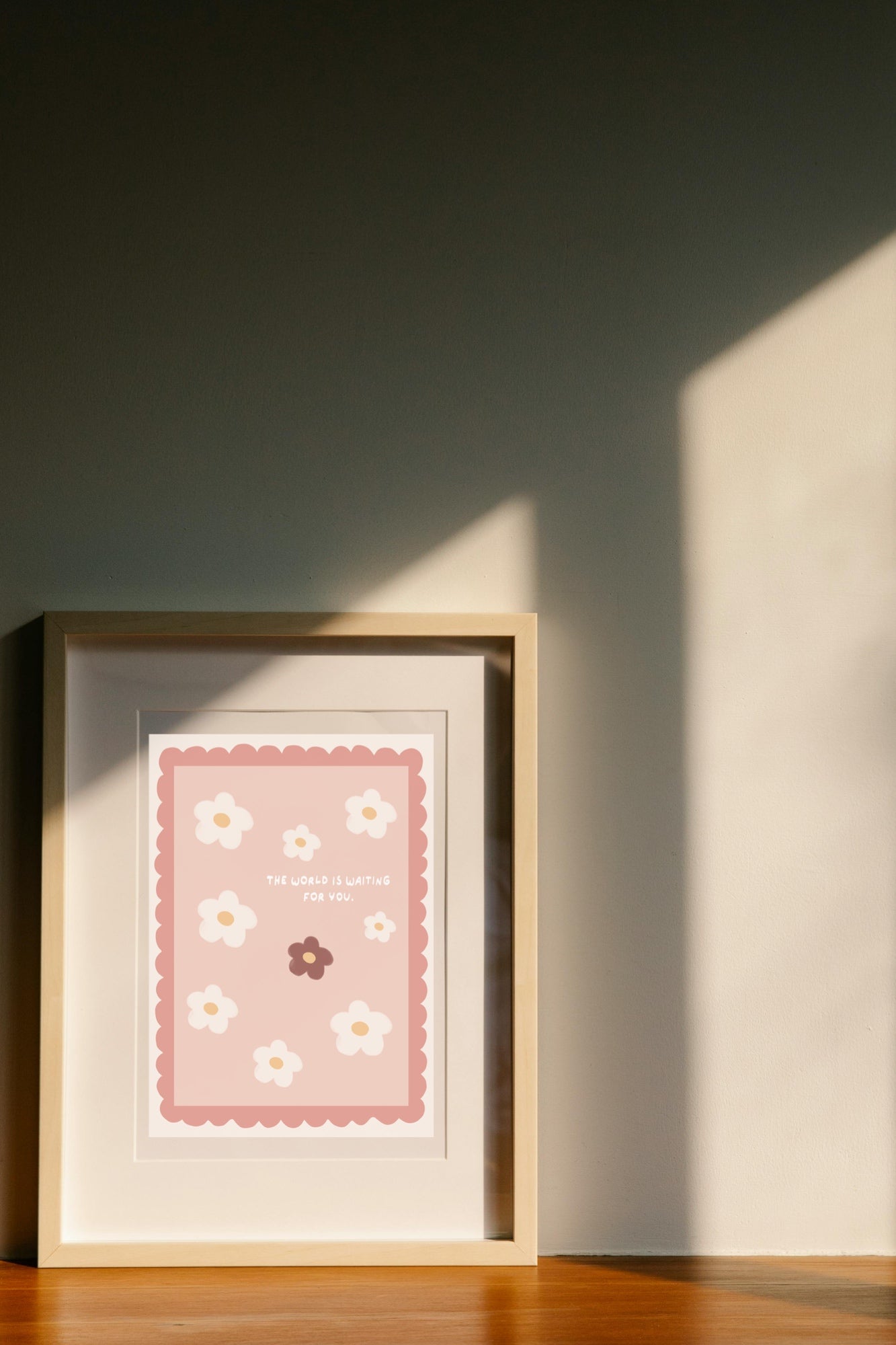 The world is waiting for you - Flower | Art print