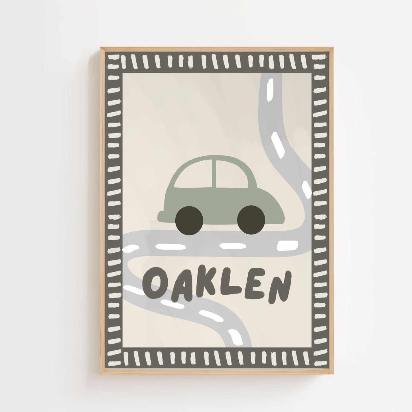Personalised car | Art print