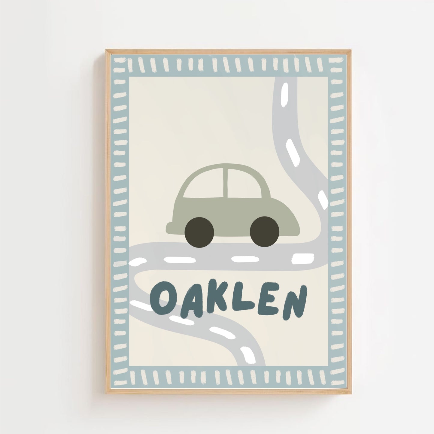 Personalised car | Art print