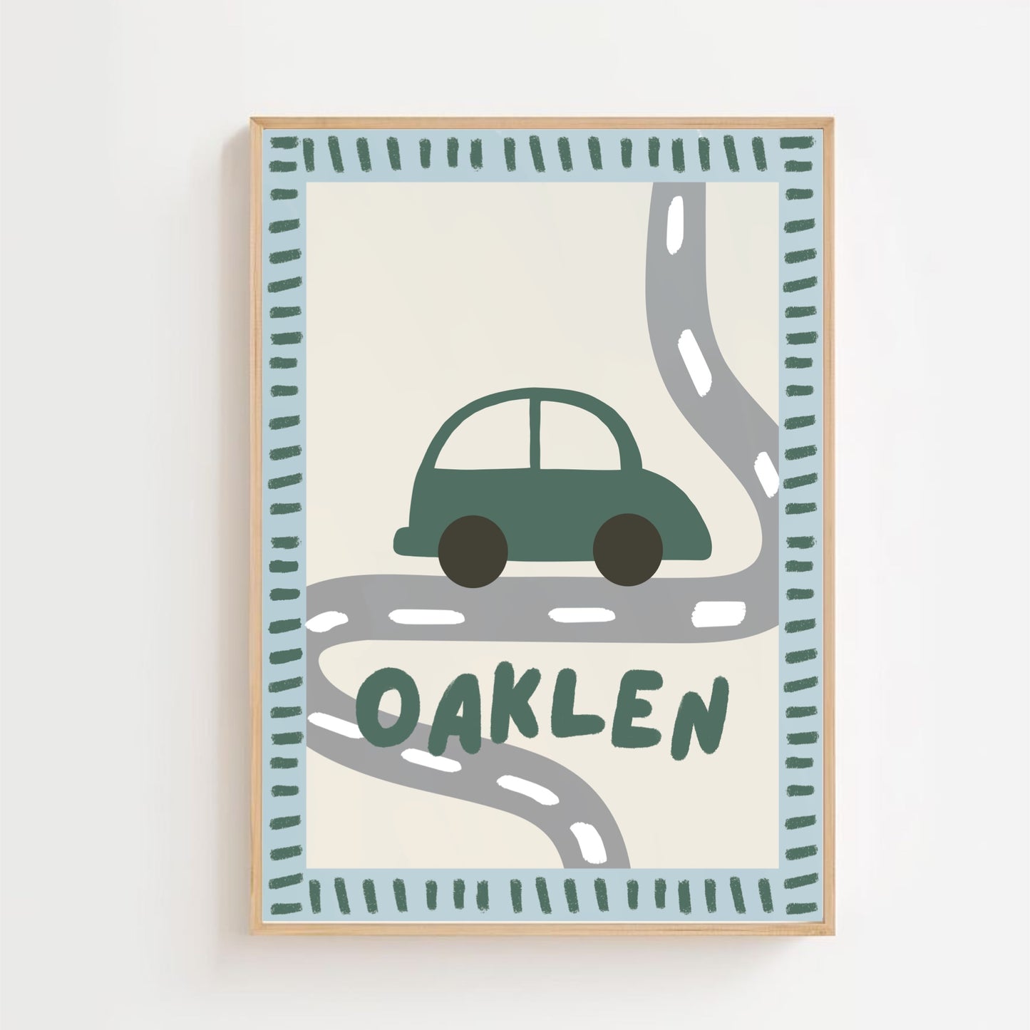 Personalised car | Art print