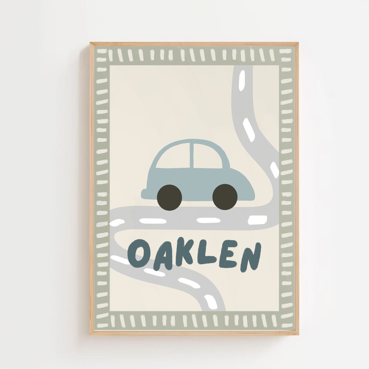 Personalised car | Art print