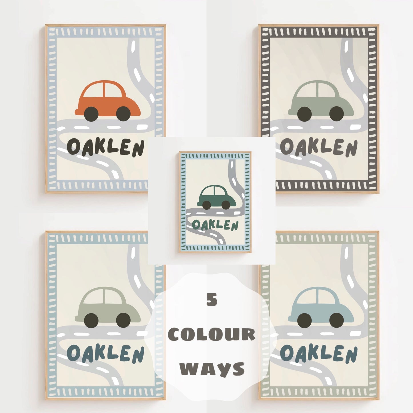 Personalised car | Art print