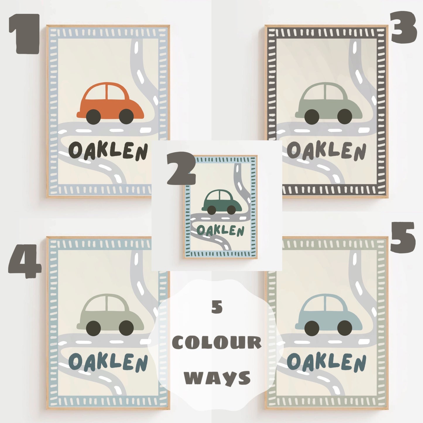 Personalised car | Art print