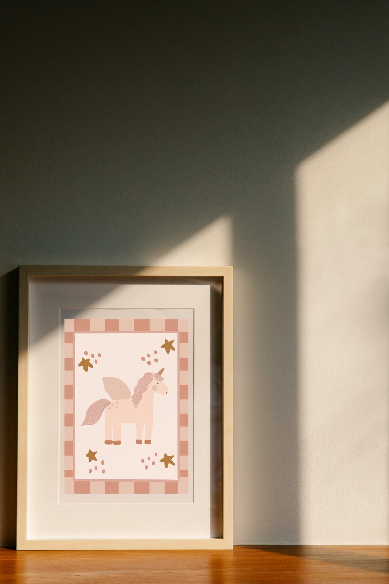 Unicorn - pink x pink | Art print