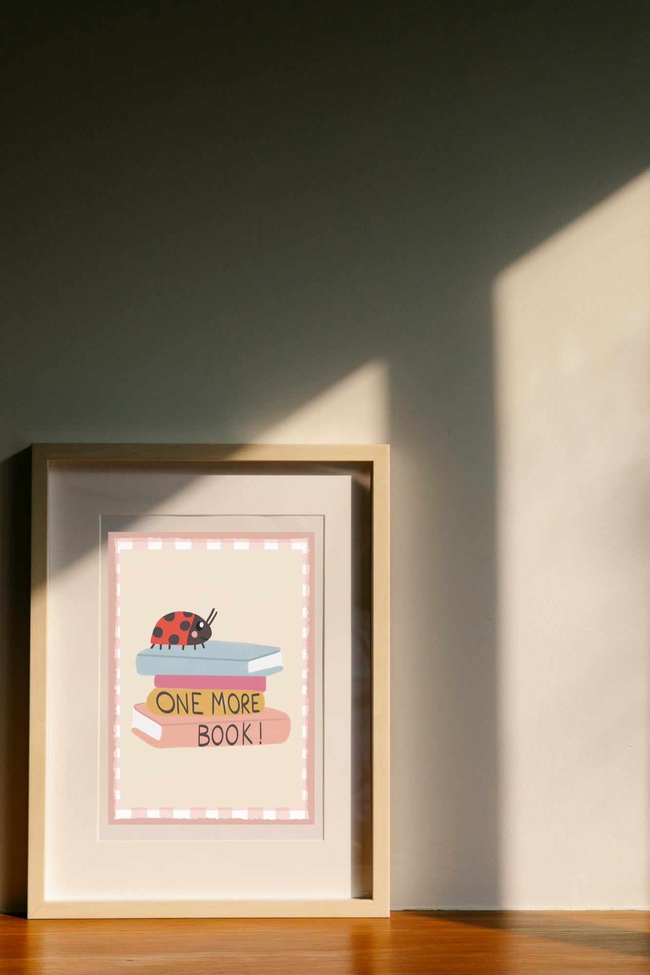 One more book - ladybug | Art print