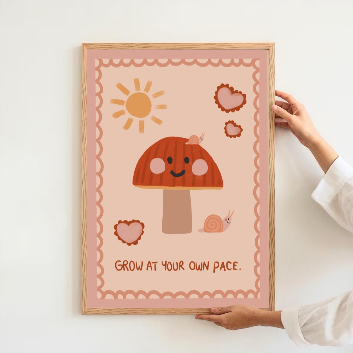 Grow at your own pace | Art print