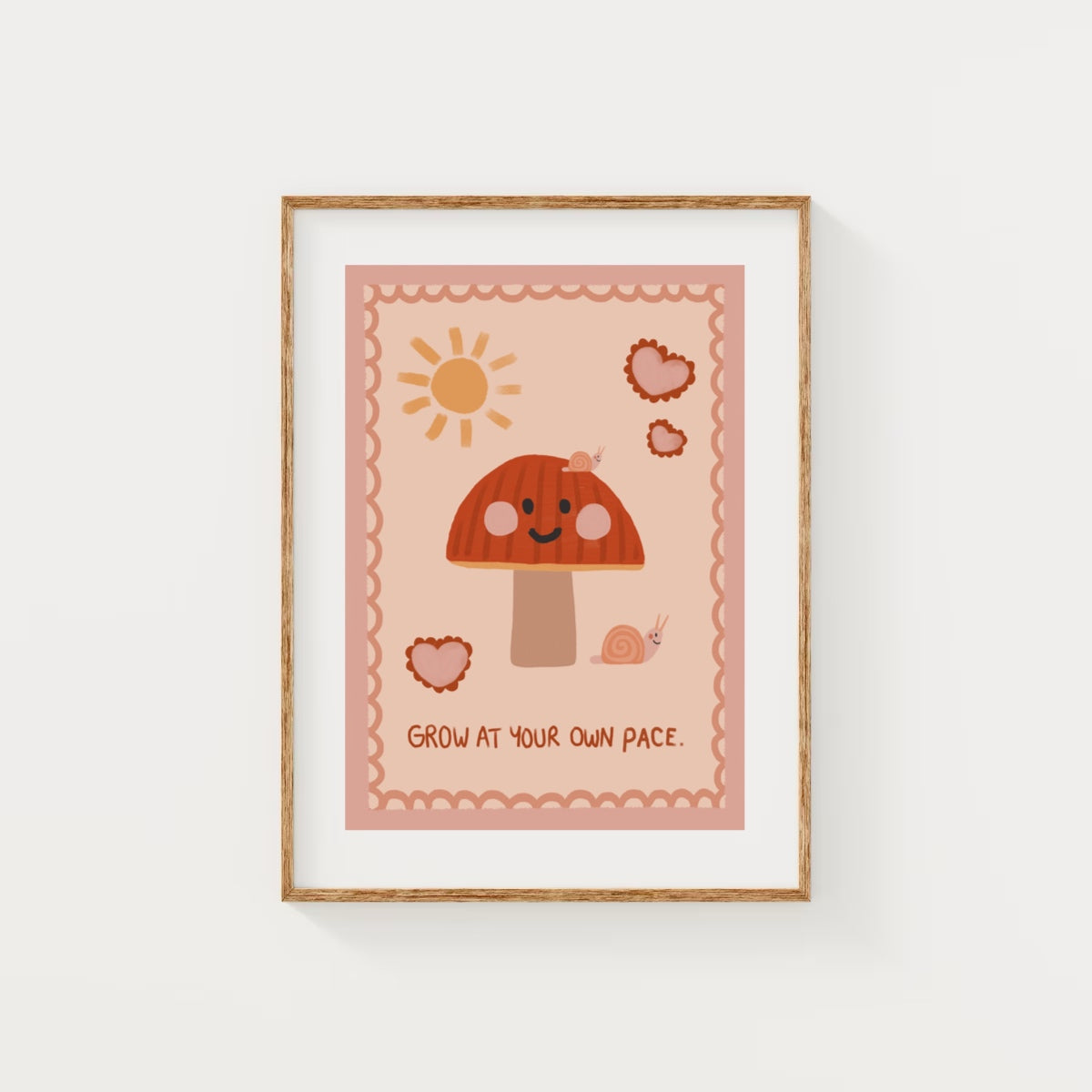 Grow at your own pace | Art print