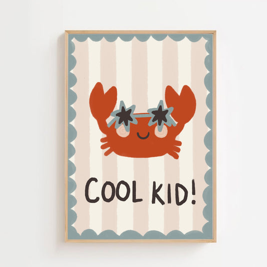 Cool kid! - crab | Art print