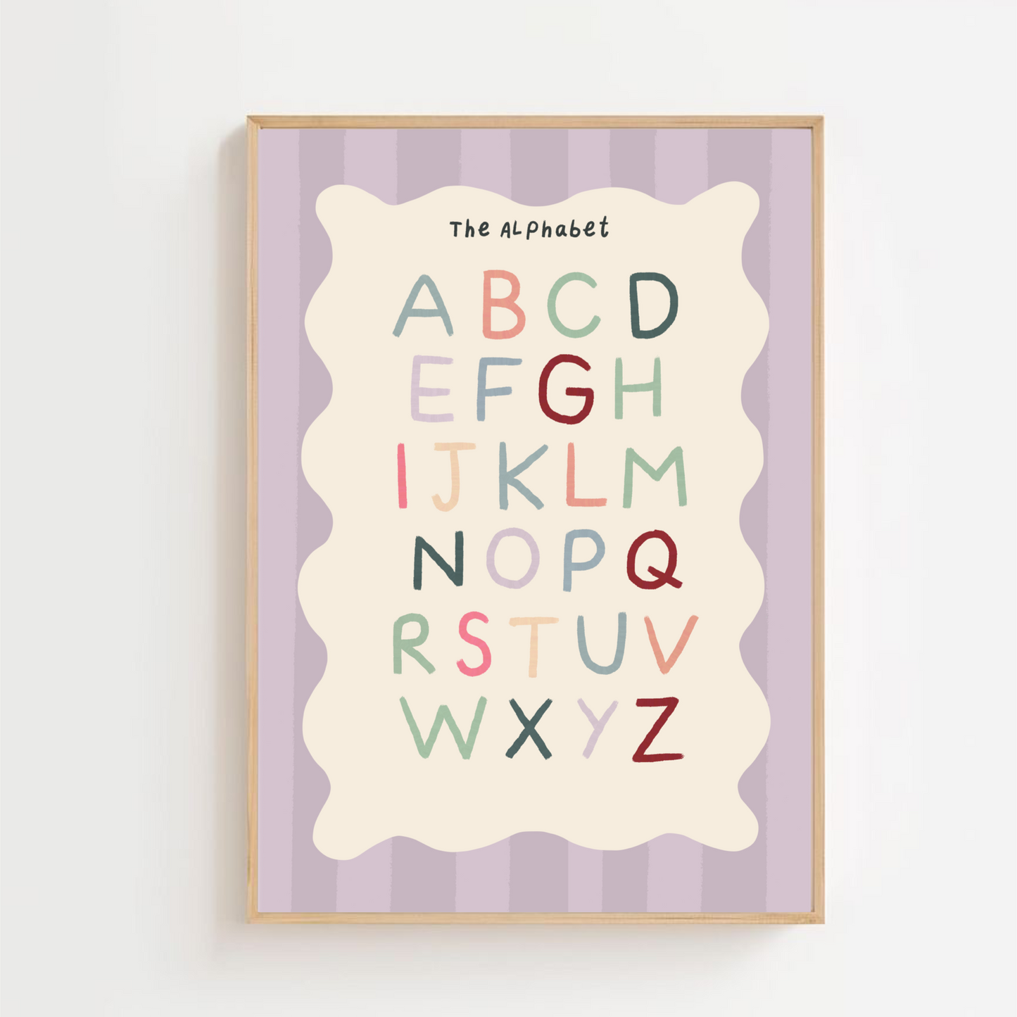 The alphabet | Art print