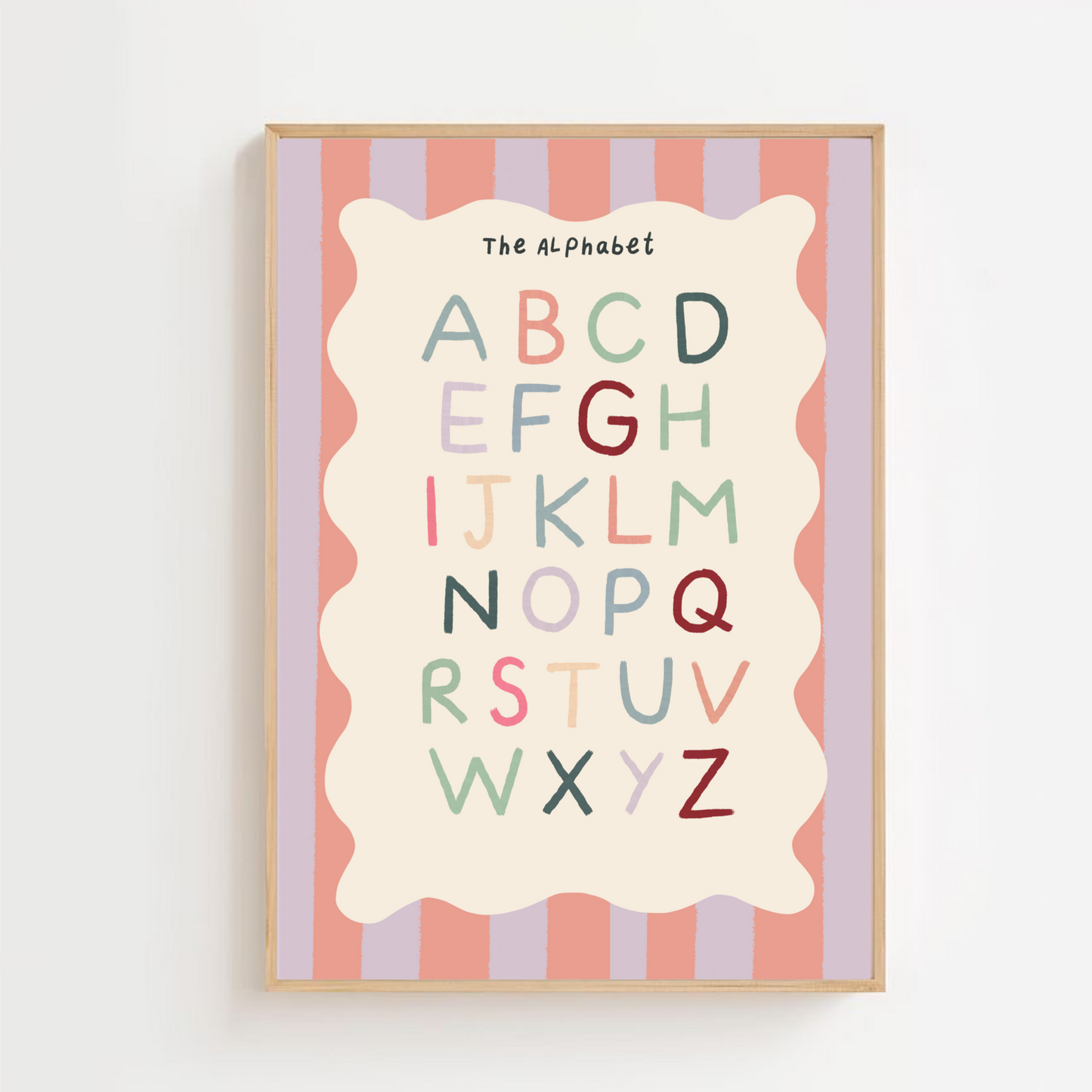 The alphabet | Art print