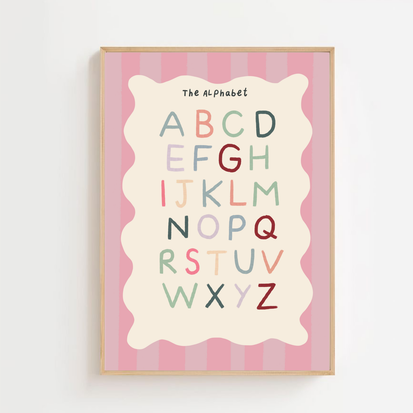 The alphabet | Art print