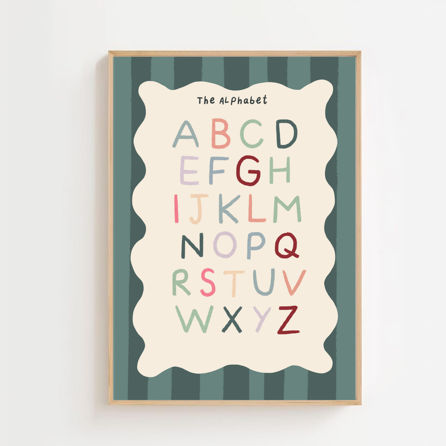 The alphabet | Art print