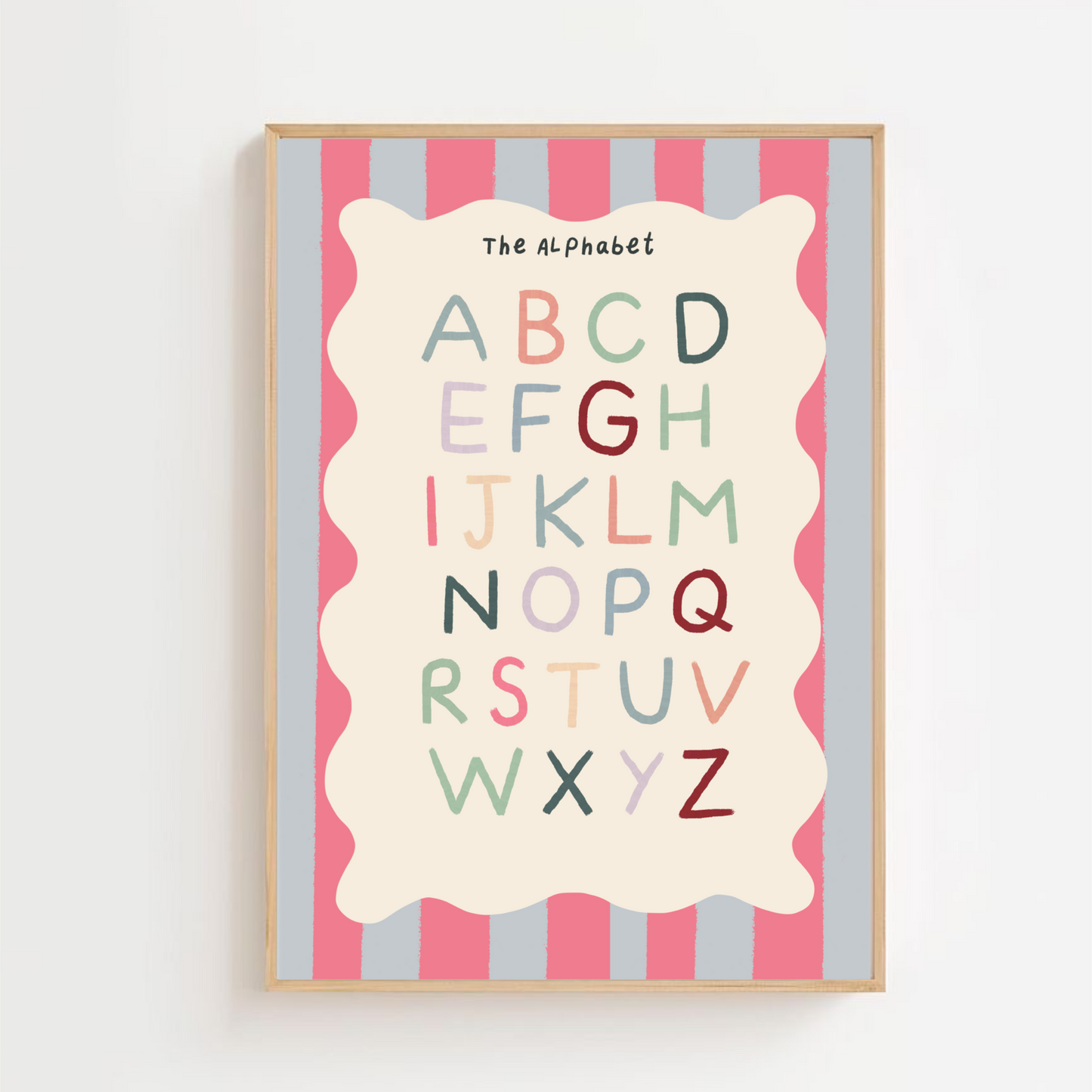 The alphabet | Art print