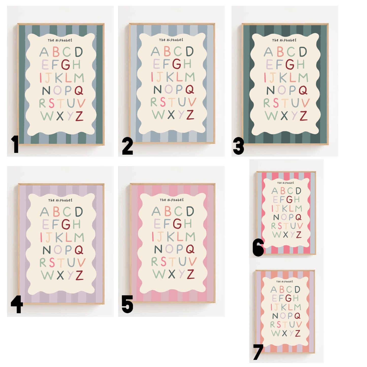 The alphabet | Art print
