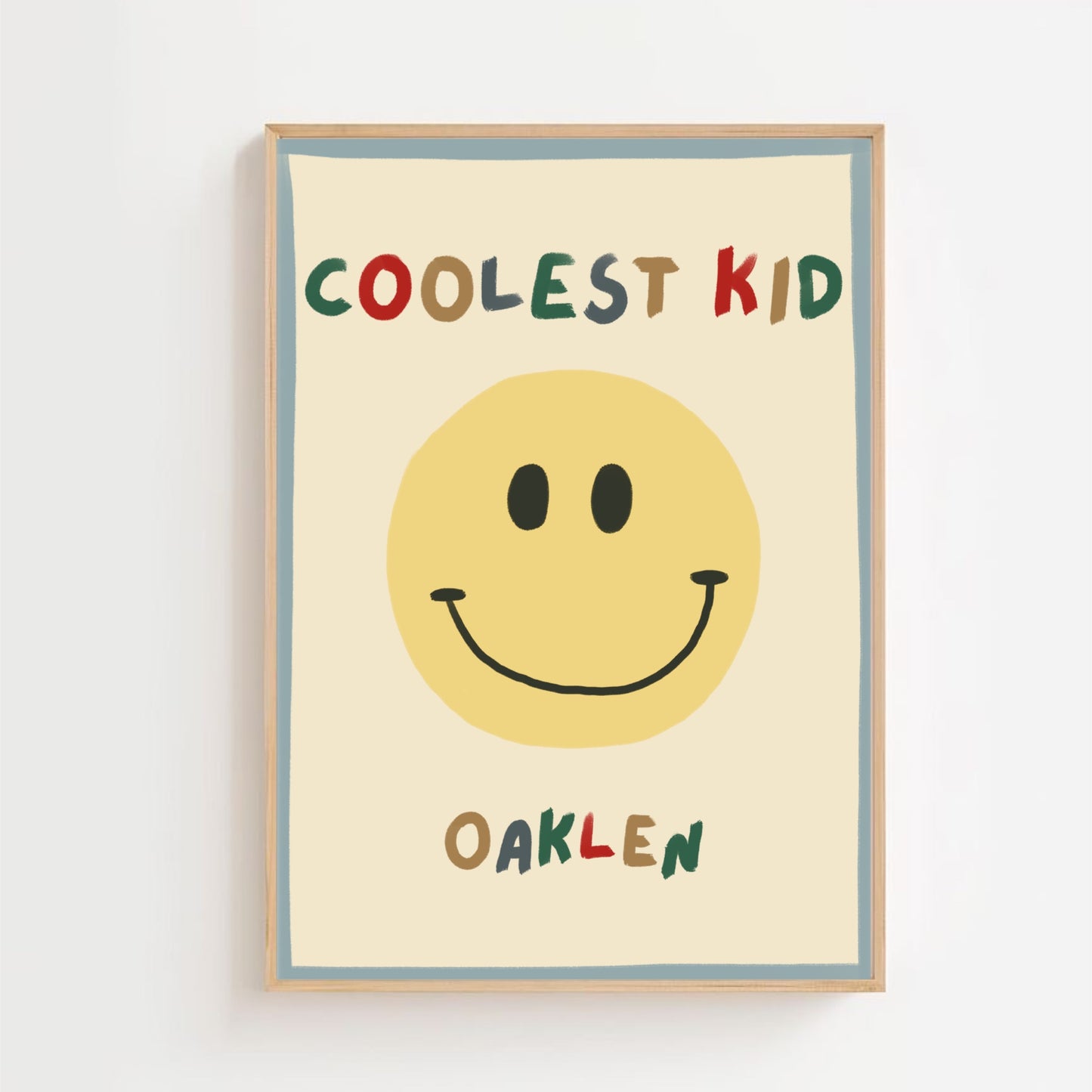 Coolest kid - smile | Art print