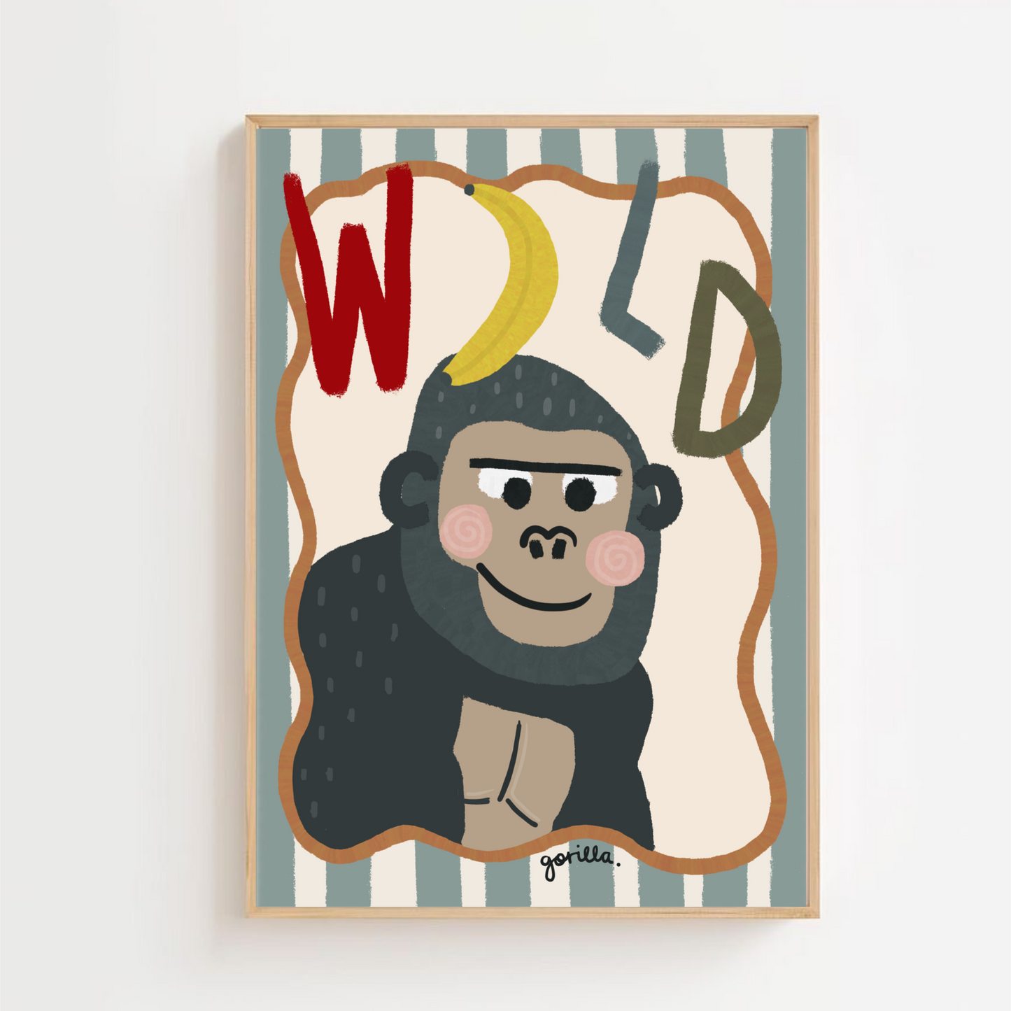 Wild - gorilla | Art print