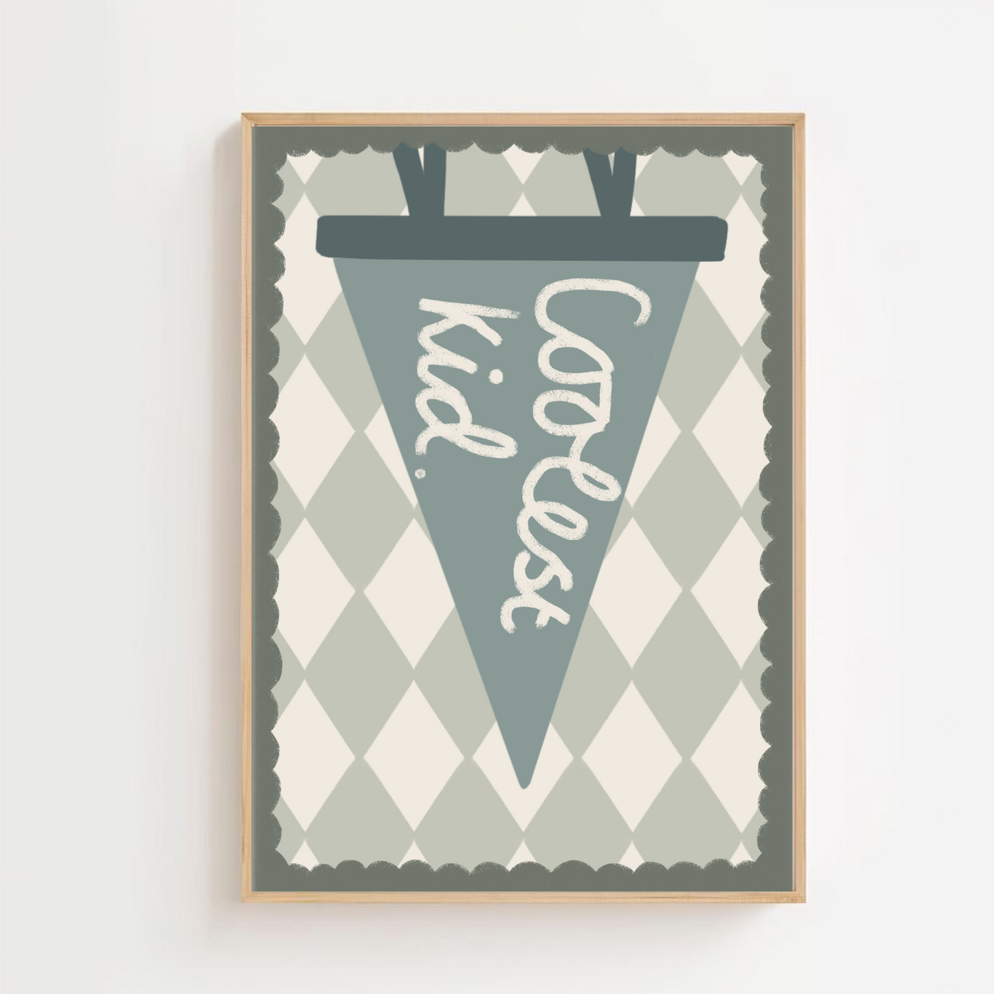 Coolest kid - flag | Art print