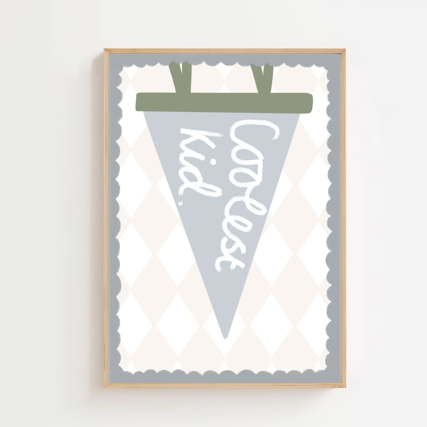 Coolest kid - flag | Art print