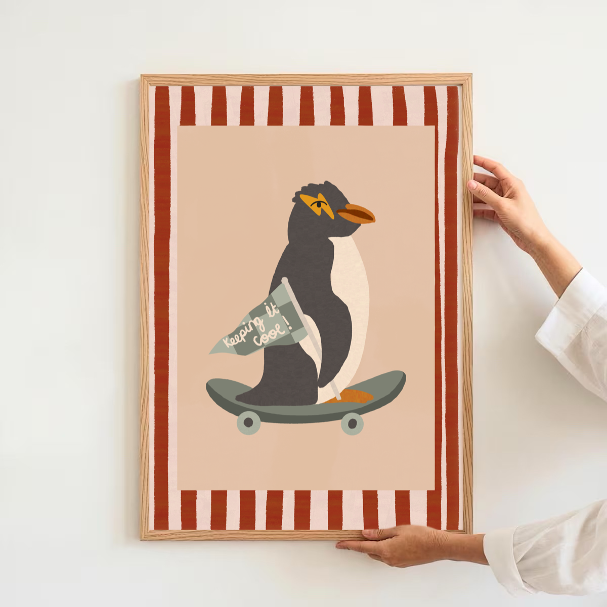 Penguin - keeping it cool | Art print