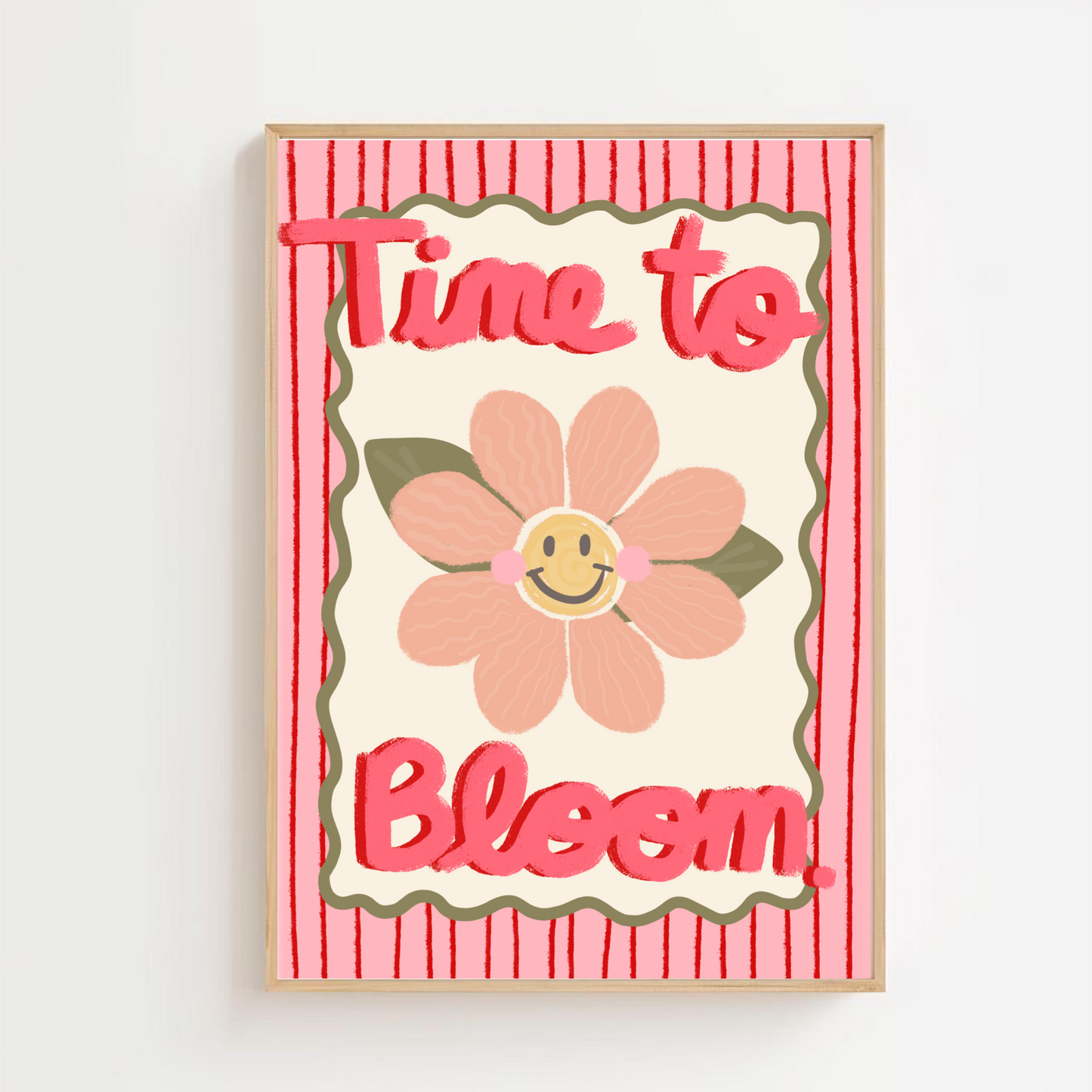 Time to bloom - flower | Art print