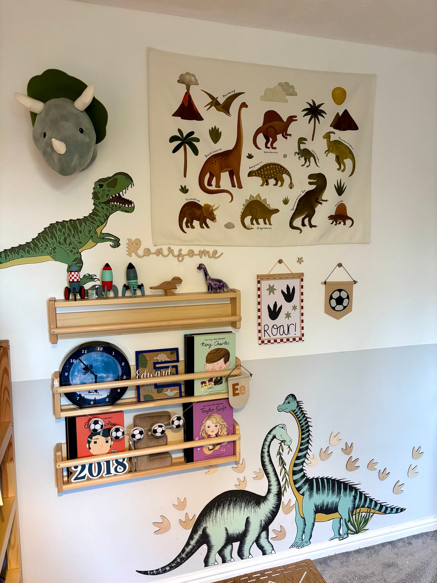 Roar dinosaur prints | Art print